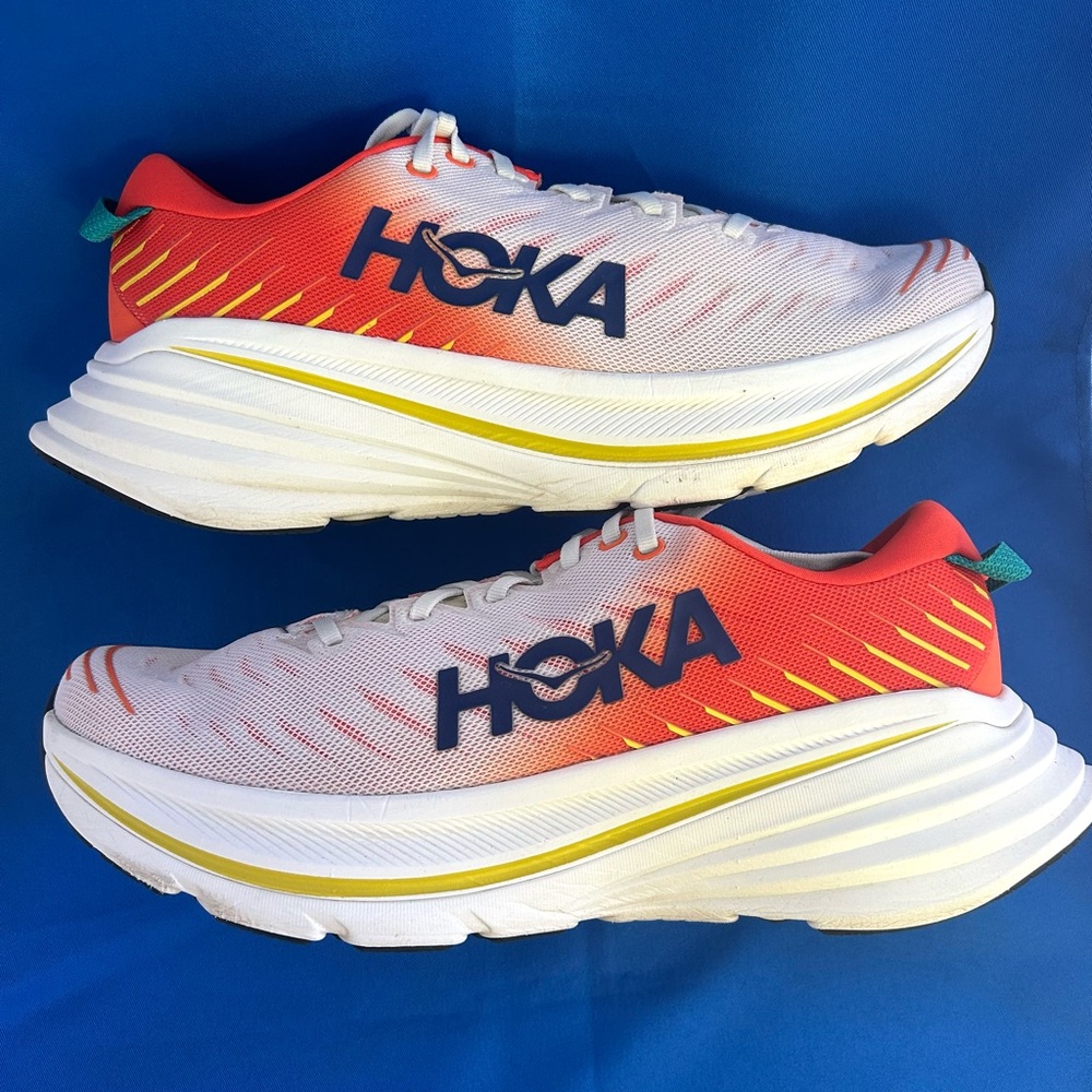 Hoka One One Bondi X Flame Running Shoes Men’s Size 11